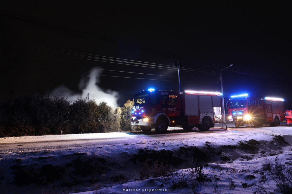 Pożar domu w Wyszmontowie