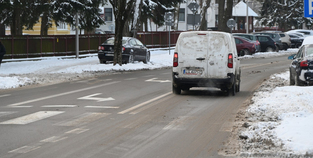 Sytuacja na drogach i chodnikach w Tarnobrzegu