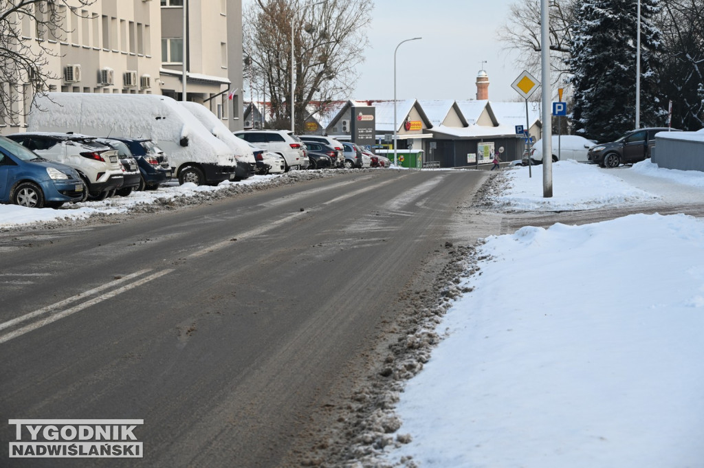 Sytuacja na drogach i chodnikach w Tarnobrzegu