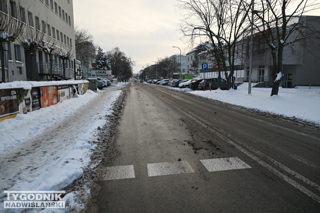 Sytuacja na drogach i chodnikach w Tarnobrzegu