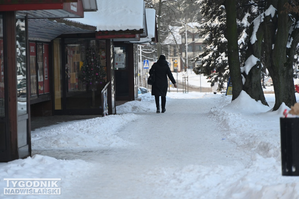 Sytuacja na drogach i chodnikach w Tarnobrzegu