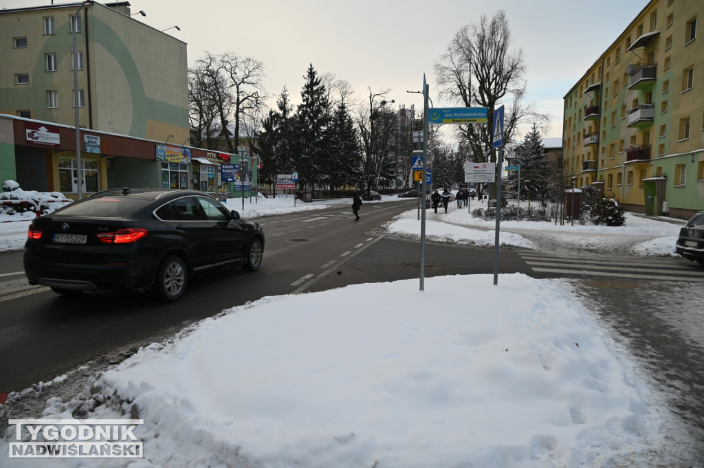 Sytuacja na drogach i chodnikach w Tarnobrzegu