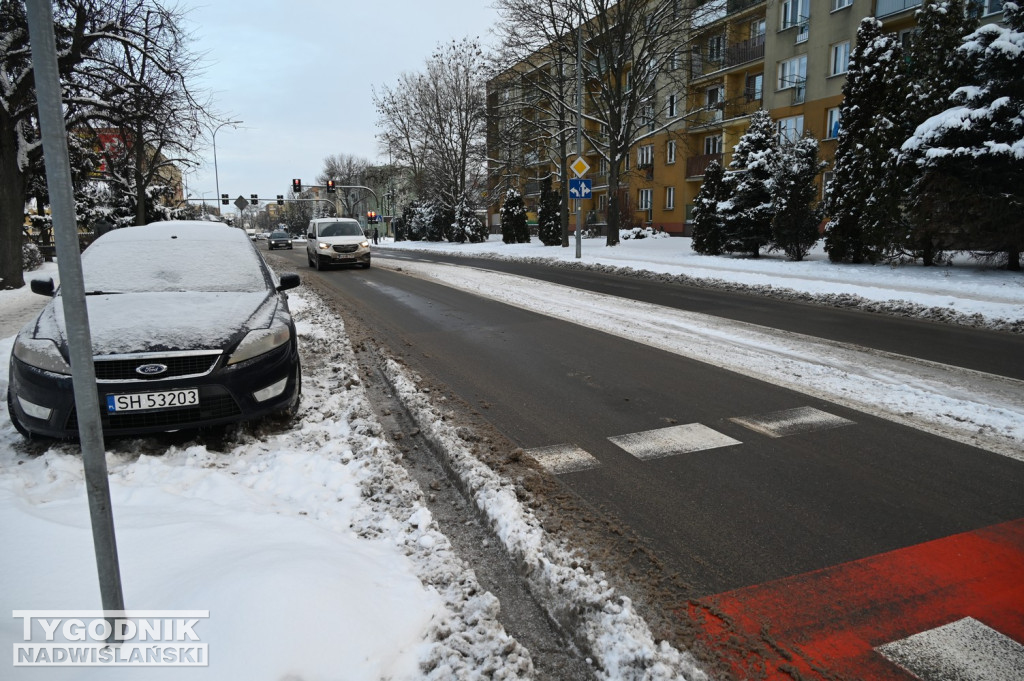 Sytuacja na drogach i chodnikach w Tarnobrzegu