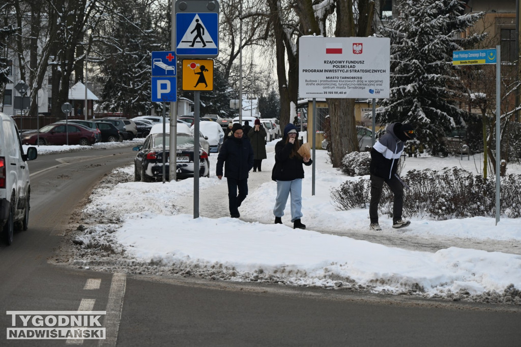 Sytuacja na drogach i chodnikach w Tarnobrzegu