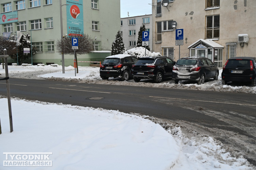 Sytuacja na drogach i chodnikach w Tarnobrzegu