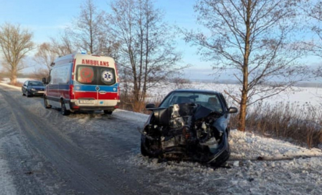 Wypadek w Strzelcach