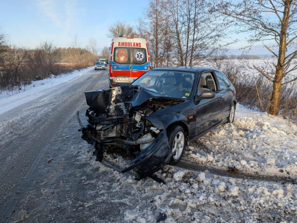 Wypadek w Strzelcach