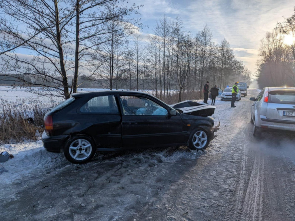 Wypadek w Strzelcach