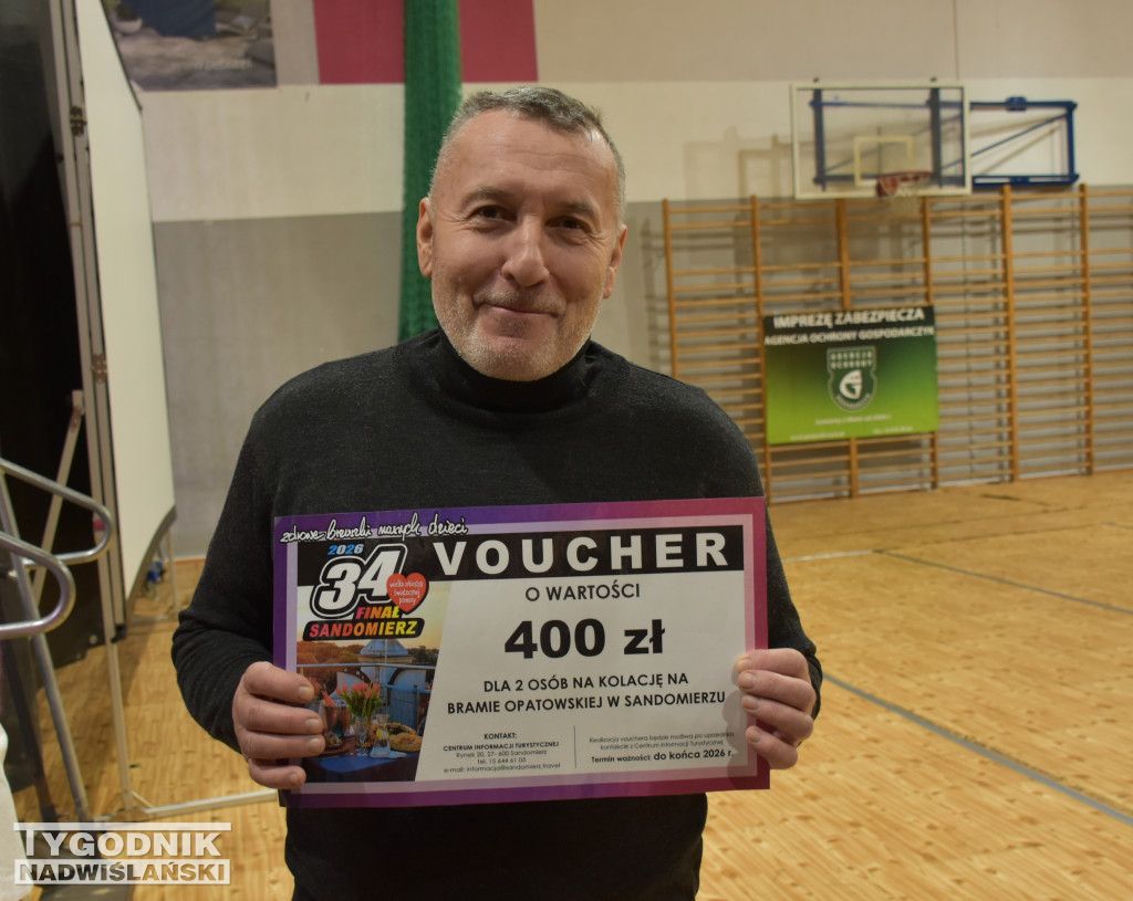 Finał WOŚP w sandomierskiej hali sportowej