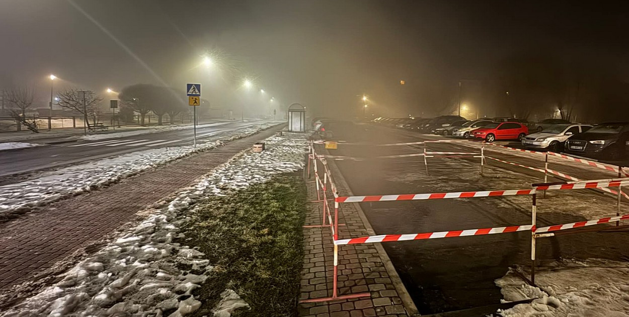 Awaria sieci ciepłowniczej w Staszowie