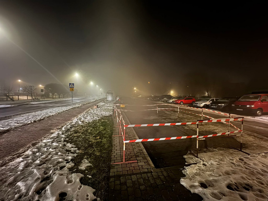 Awaria sieci ciepłowniczej w Staszowie