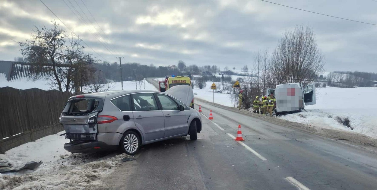 Wypadek w Wygiełzowie