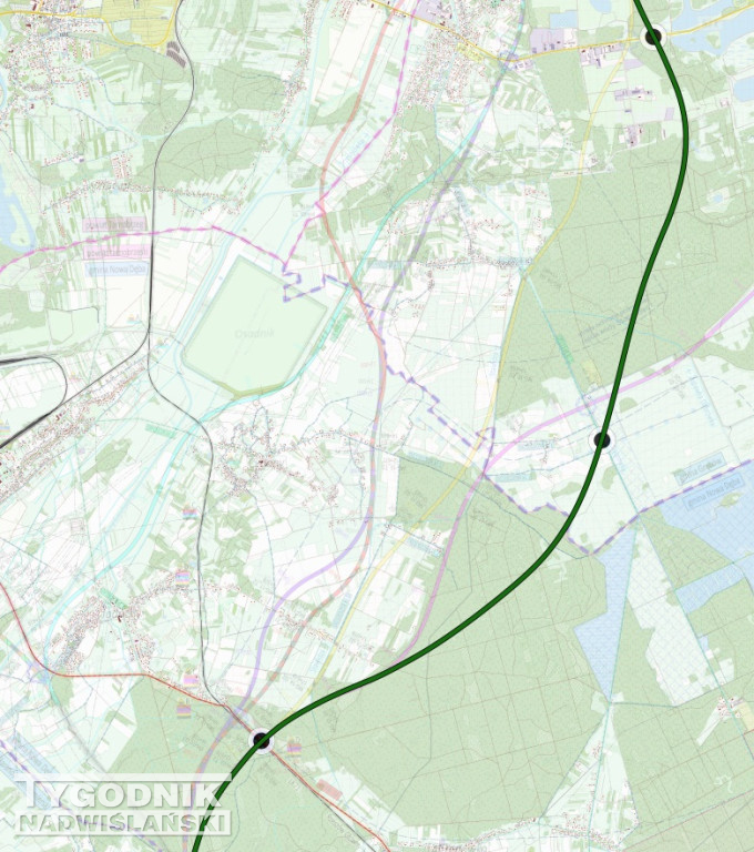 Wariant przebiegu DK9 Dominika Potoka