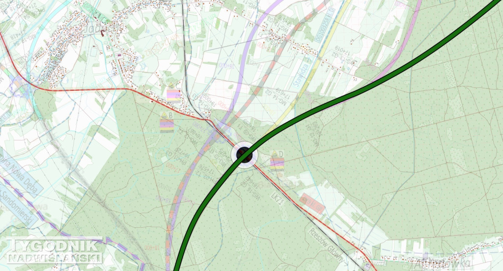 Wariant przebiegu DK9 Dominika Potoka