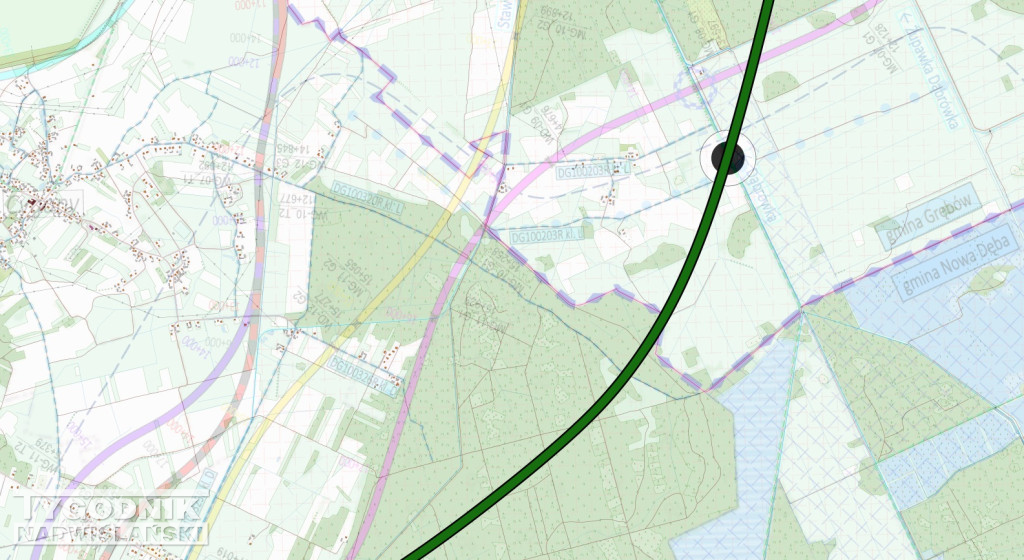 Wariant przebiegu DK9 Dominika Potoka