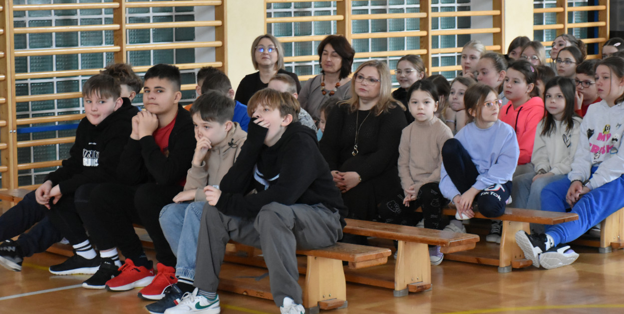 Spotkanie w Szkole Podstawowej w Łążku