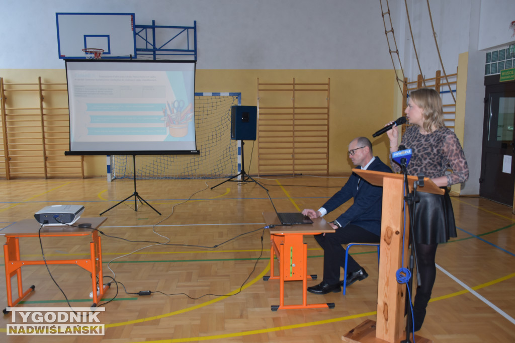 Spotkanie w Szkole Podstawowej w Łążku