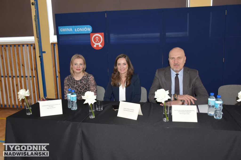 Spotkanie w Szkole Podstawowej w Łążku