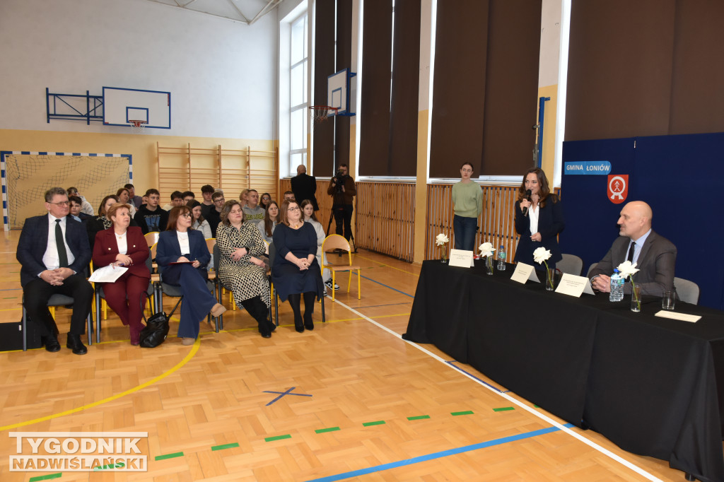 Spotkanie w Szkole Podstawowej w Łążku