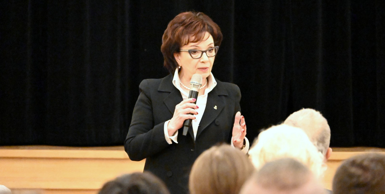 Elżbieta Witek w Tarnobrzegu