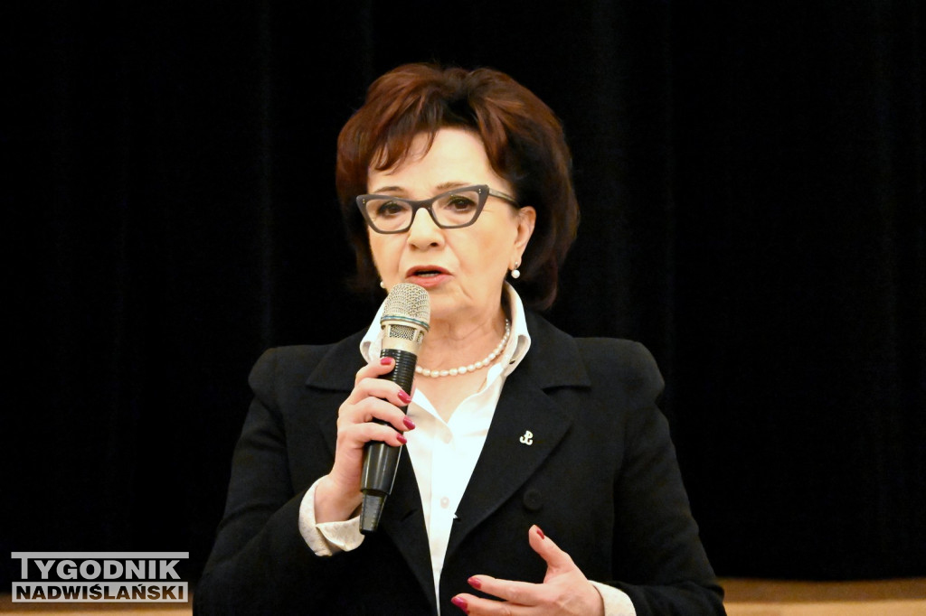 Elżbieta Witek w Tarnobrzegu