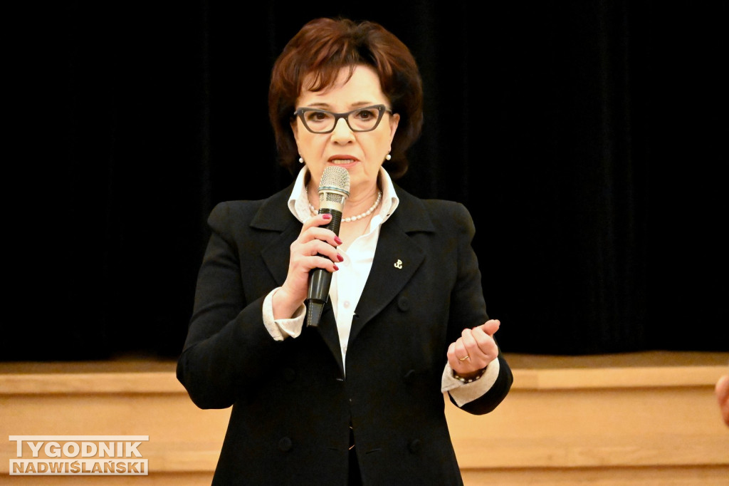 Elżbieta Witek w Tarnobrzegu