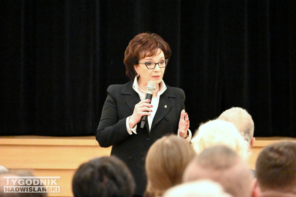 Elżbieta Witek w Tarnobrzegu