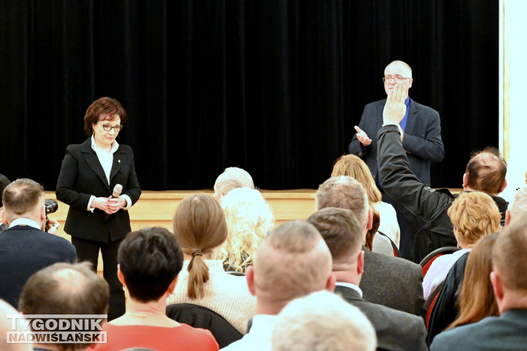 Elżbieta Witek w Tarnobrzegu