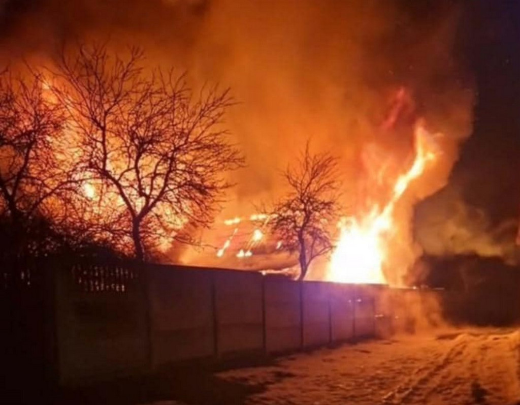 Pożar w Malkowicach