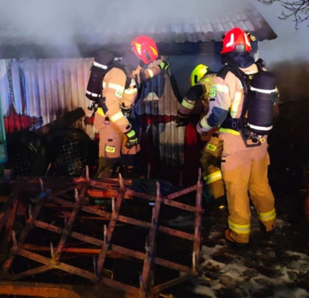 Pożar w Malkowicach