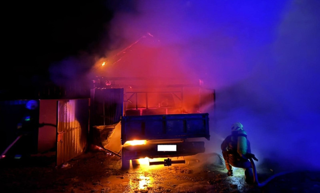 Pożar w Malkowicach