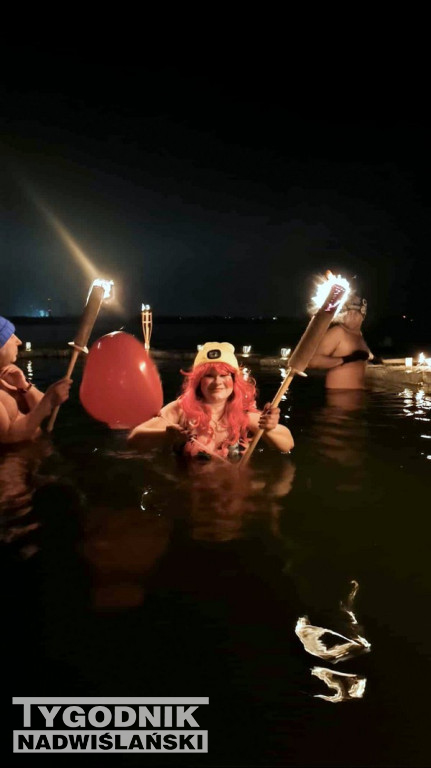 Lodowate Walentynki nad Jeziorem Tarnobrzeskim