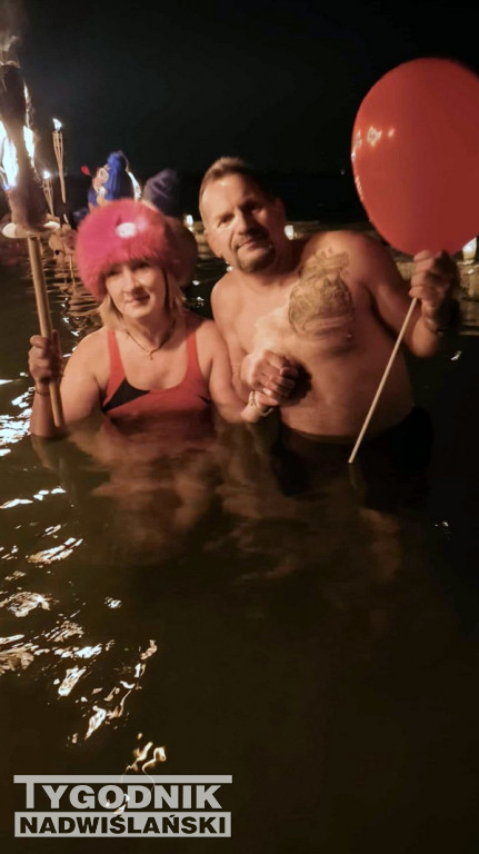 Lodowate Walentynki nad Jeziorem Tarnobrzeskim