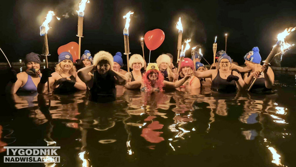 Lodowate Walentynki nad Jeziorem Tarnobrzeskim