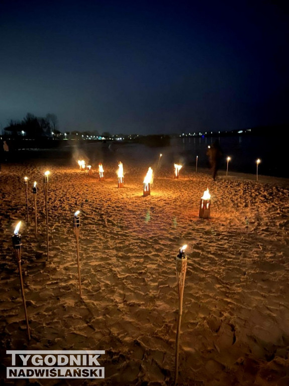 Lodowate Walentynki nad Jeziorem Tarnobrzeskim