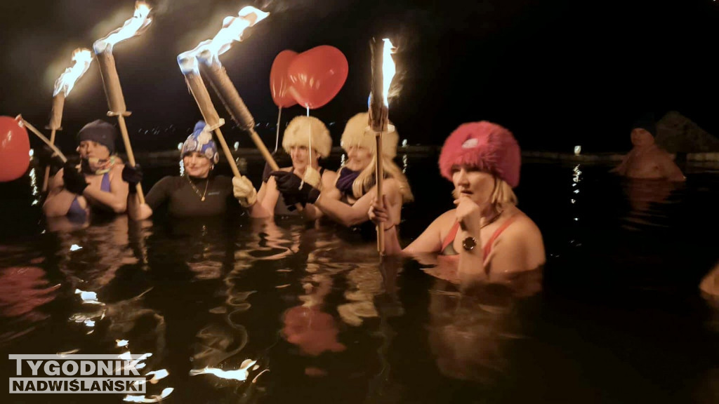 Lodowate Walentynki nad Jeziorem Tarnobrzeskim