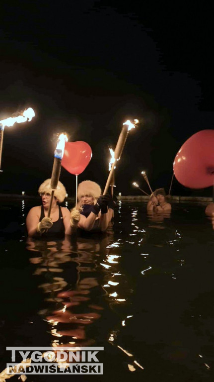 Lodowate Walentynki nad Jeziorem Tarnobrzeskim