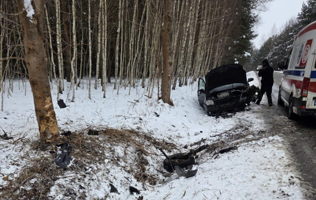 Wypadek w powiecie staszowskim