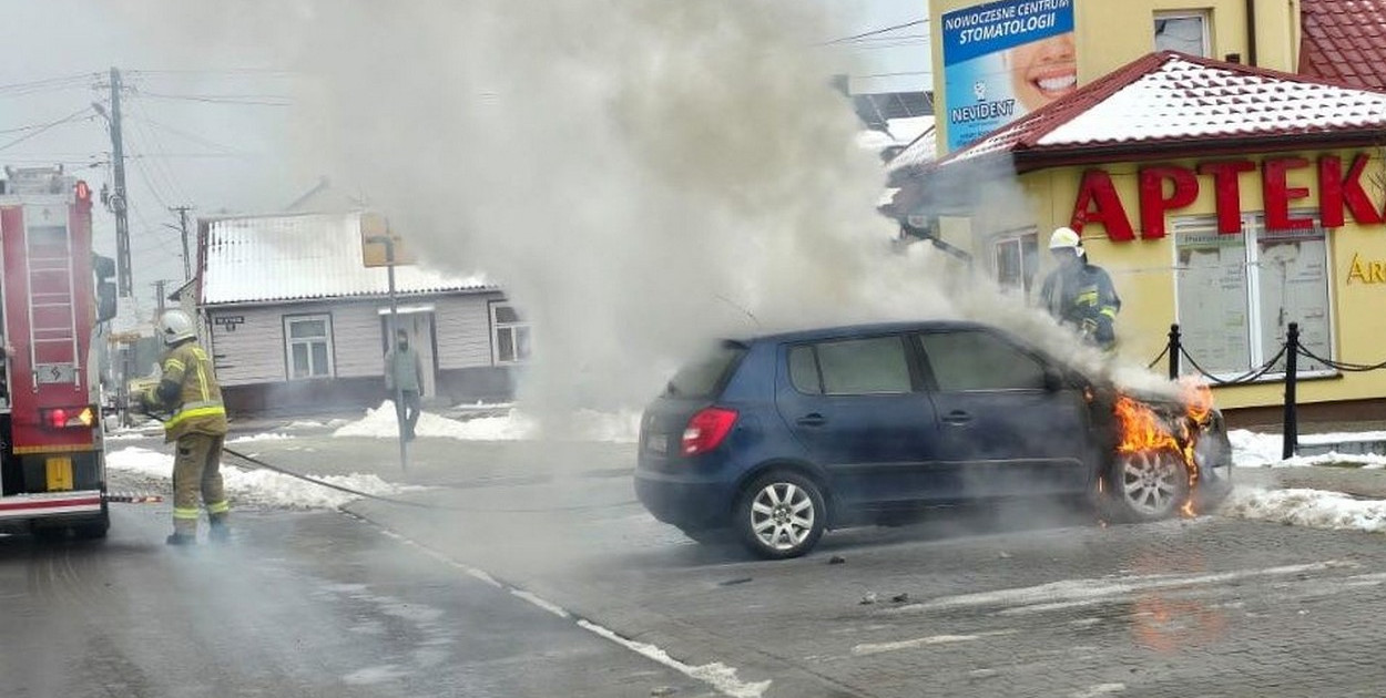 Pożar na Rynku w Osieku