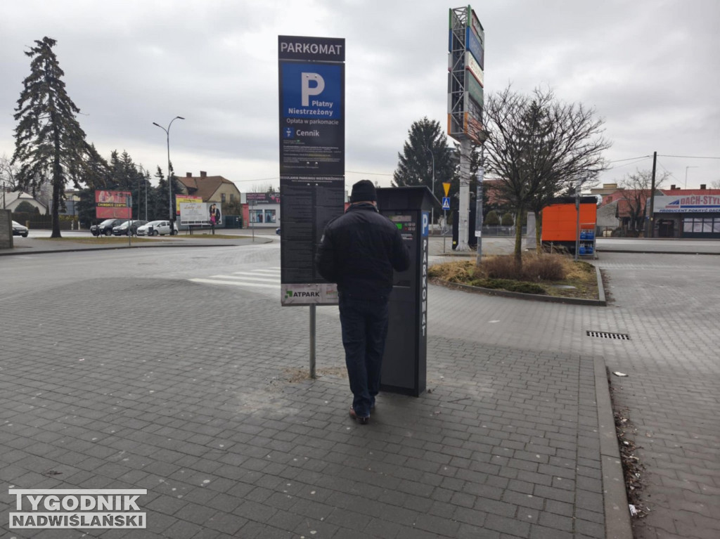 Płatny parking przy dawnym dworcu PKS w Tarnobrzegu