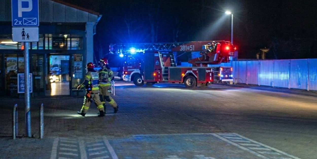 Zadymienie w sklepie w Tarnobrzegu