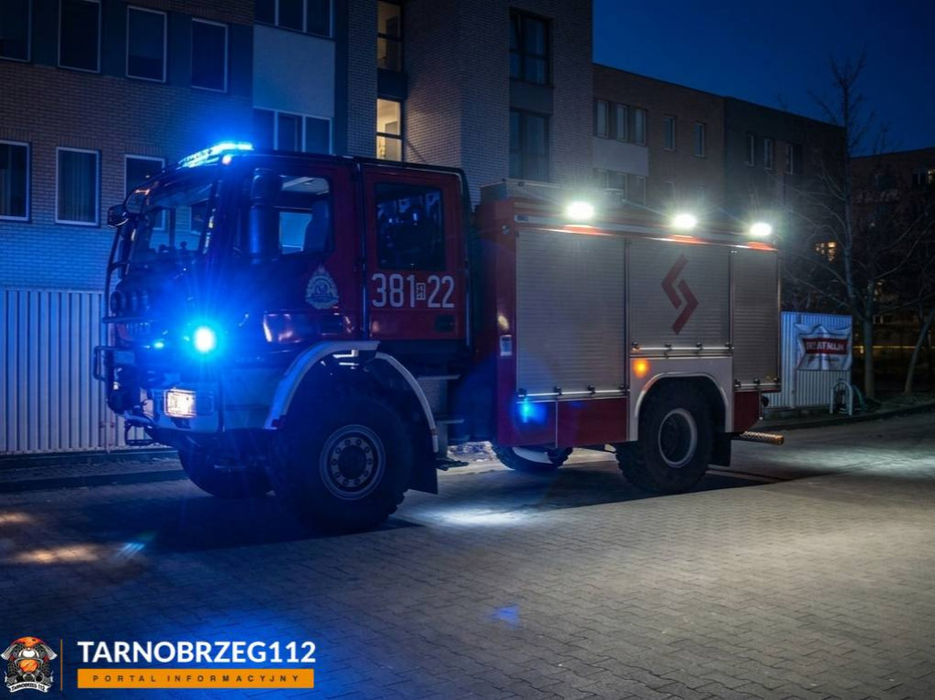 Zadymienie w sklepie w Tarnobrzegu