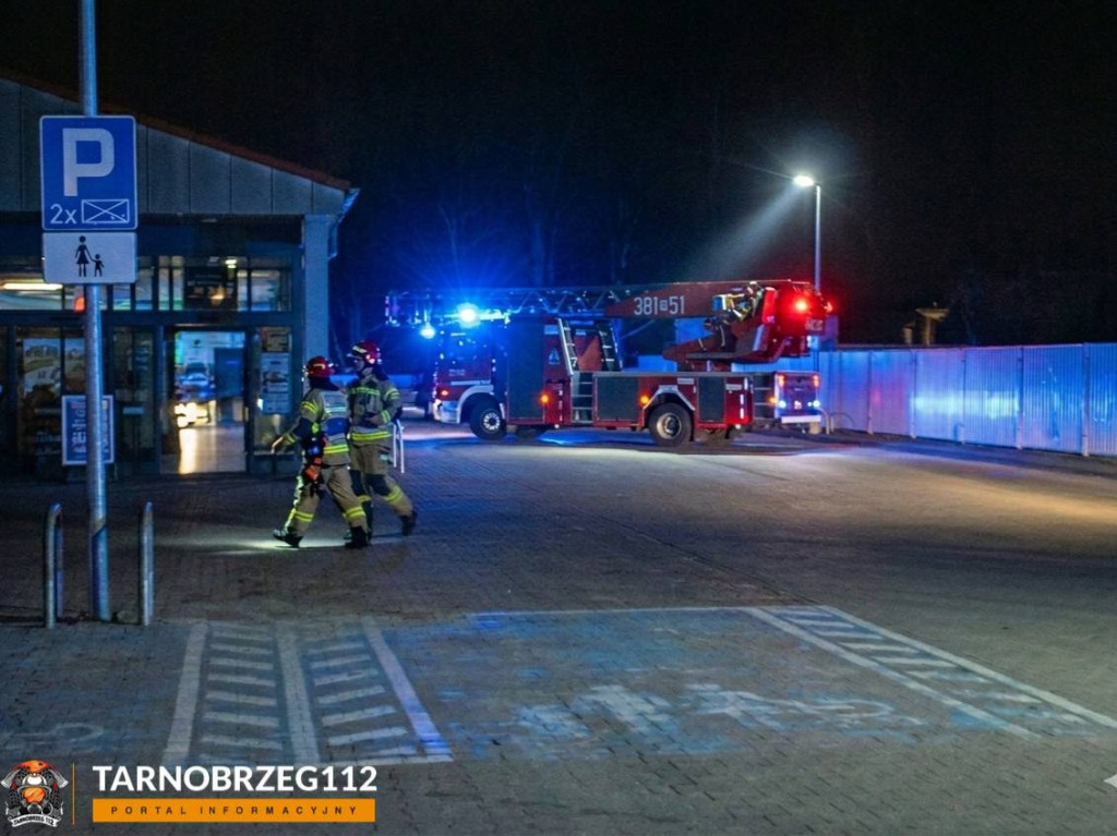 Zadymienie w sklepie w Tarnobrzegu