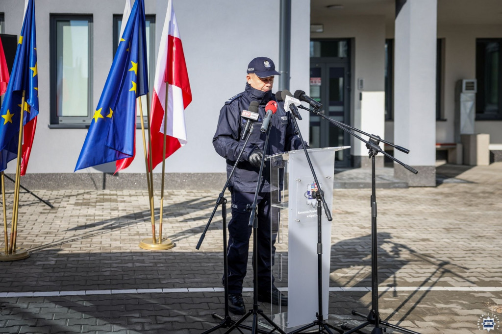 Otwarcie rozbudowane KP Policji w Opatowie