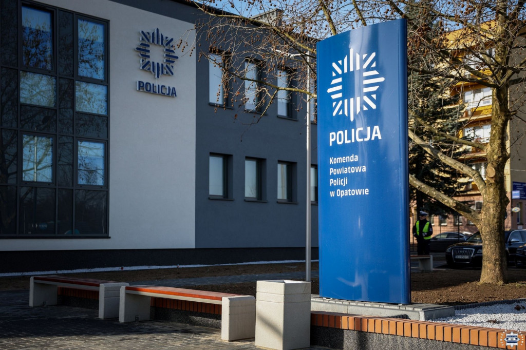 Otwarcie rozbudowane KP Policji w Opatowie