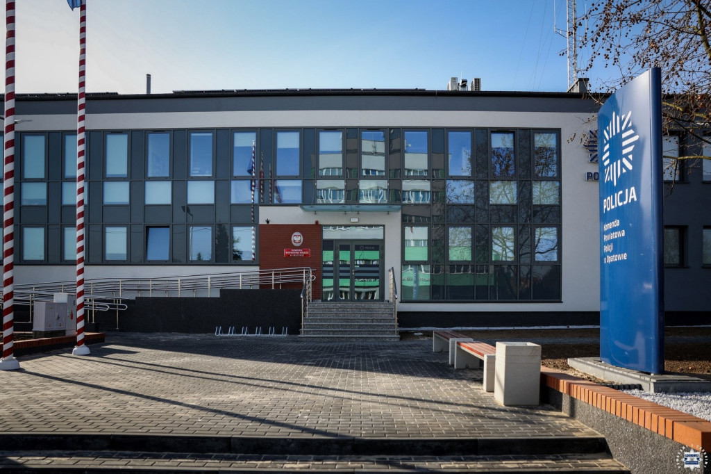 Otwarcie rozbudowane KP Policji w Opatowie