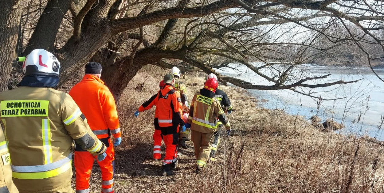 Ranny znaleziony w starorzeczu Wisły