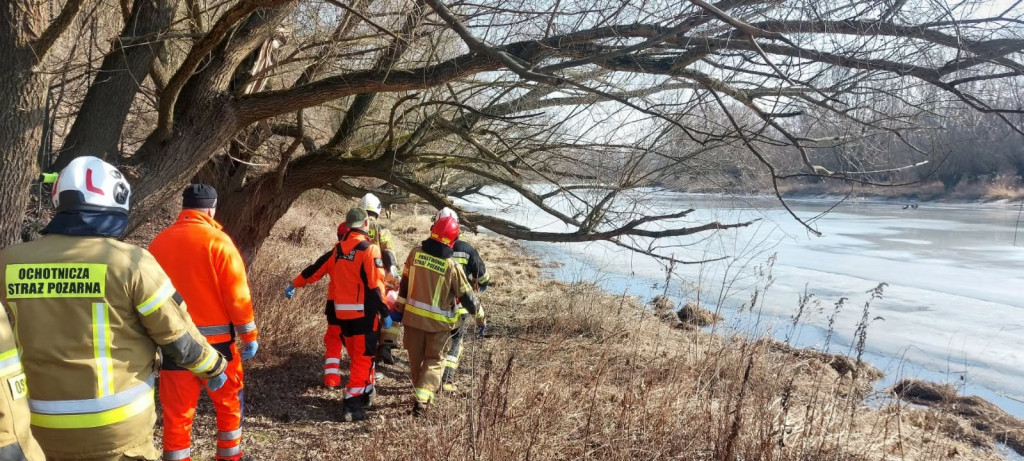 Ranny znaleziony w starorzeczu Wisły