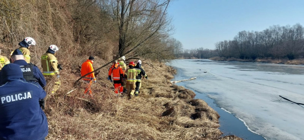 Ranny znaleziony w starorzeczu Wisły
