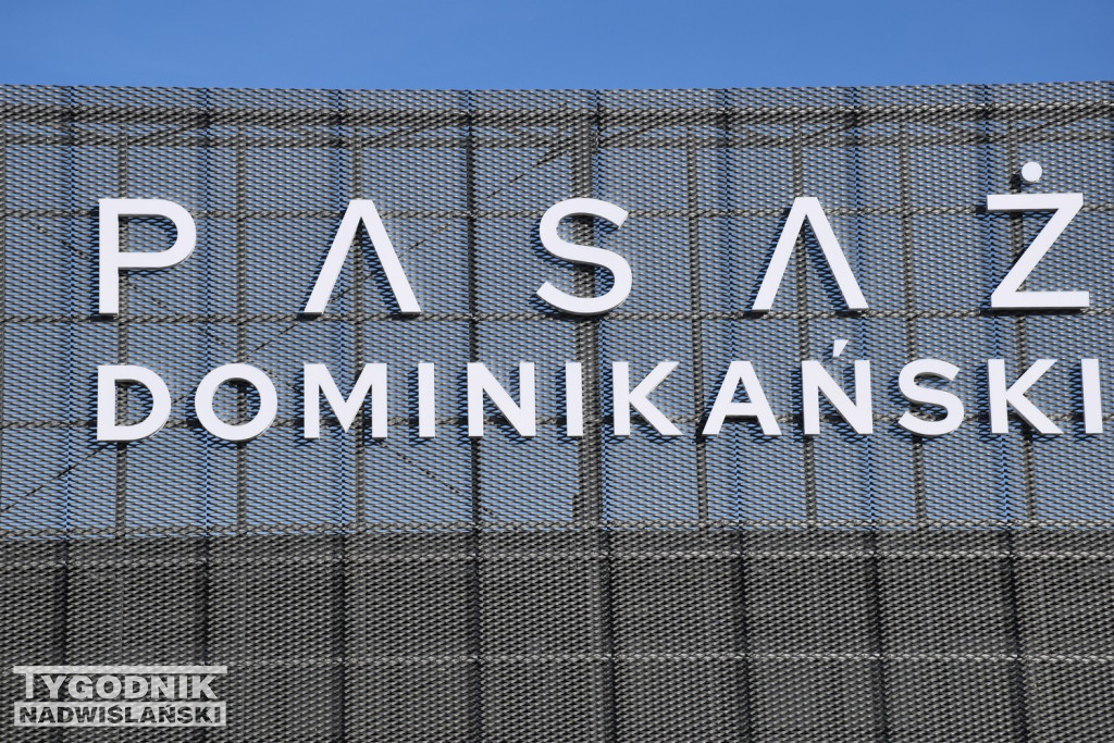 Pasaż Dominikański tuż przed otwarciem